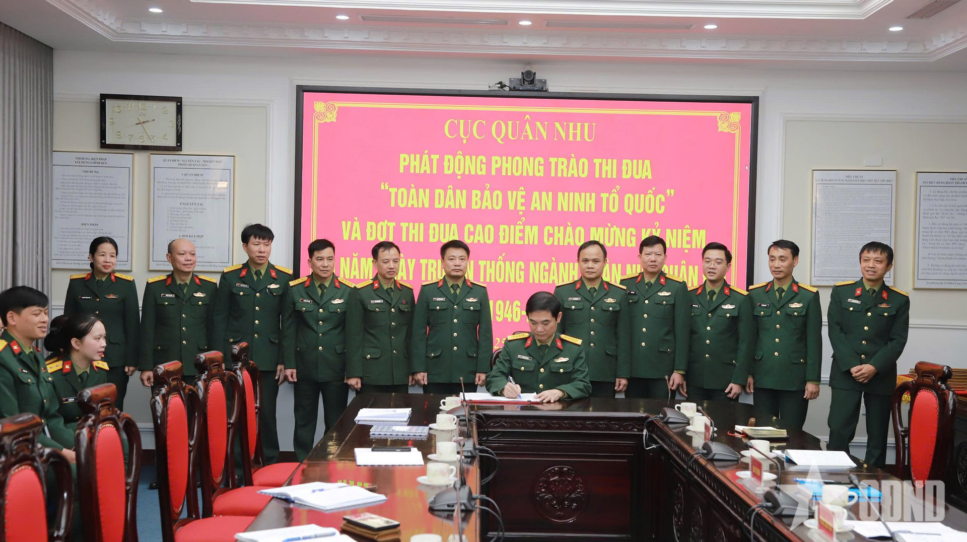 Cục Quân nhu phát động Phong trào thi đua “Toàn dân bảo vệ an ninh Tổ quốc”